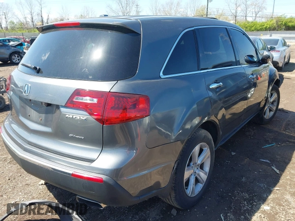 2012 Acura MDX Tech Pkg with VIN 2HNYD2H35CH538849, listed as a IAAI auction lot 42052860 with 173,052 mi miles. Bid and sale history available at carsss.com. Image 4.