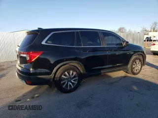 2021 Honda Pilot EX-L with VIN 5FNYF5H58MB019823, listed as a Copart auction lot 49236655 with 41,667 mi miles and Salvage Title. Bid and sale history available at DreamBid. Image 3.