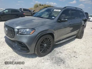 2021 Mercedes-Benz GLS with VIN 4JGFF8KE1MA472607, listed as a Copart auction lot 70579064 with 47,757 mi miles and Salvage Title. Bid and sale history available at carsss.com. Image 1.