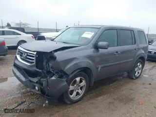 2014 Honda Pilot EX-L with VIN 5FNYF3H57EB002789, listed as a IAAI auction lot 41296532 with 188,806 mi miles. Bid and sale history available at carsss.com. Image 2.