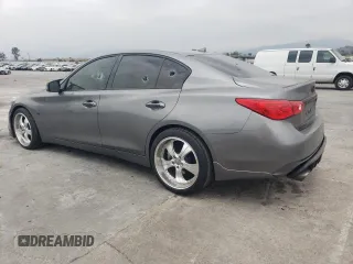 2016 Infiniti Q50 Premium with VIN JN1EV7APXGM305863, listed as a Copart auction lot 54168845 with 104,543 mi miles and Salvage Title. Bid and sale history available at carsss.com. Image 2.