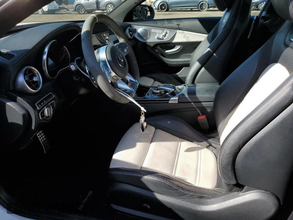 2019 Mercedes-Benz C 63 S AMG with VIN WDDWJ8HB5KF855455, listed as a Copart auction lot 49669255 with 35,982 mi miles and Salvage title. Bid and sale history available at DreamBid. Image 7.
