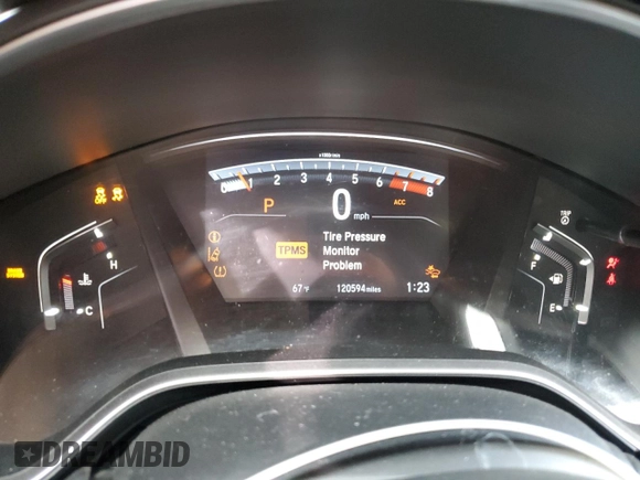 2018 Honda CR-V EX with VIN 5J6RW1H50JA012750, listed as a Copart auction lot 45707715 with 120,594 mi miles and Salvage Title. Bid and sale history available at carsss.com. Image 9.
