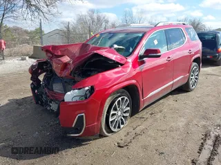 2020 GMC Acadia Denali with VIN 1GKKNXLS3LZ143383, listed as a IAAI auction lot 41864863 with 1 mi miles. Bid and sale history available at carsss.com. Image 2.