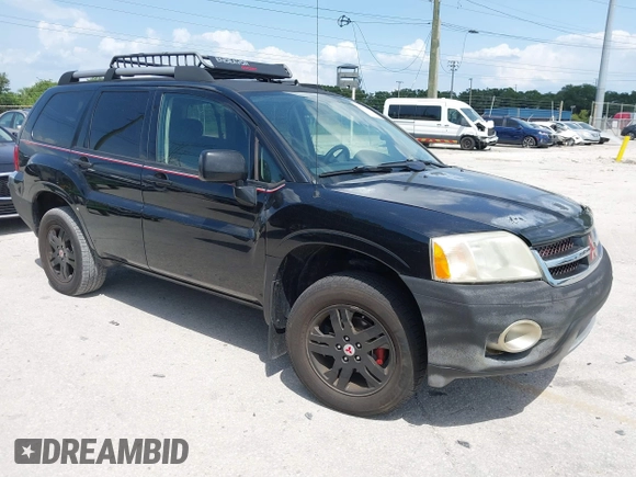 2007 Mitsubishi Endeavor LS with VIN 4A4MM21S37E055663, listed as a IAAI auction lot 39527658 with 153,346 mi miles. Bid and sale history available at carsss.com. Image 1.
