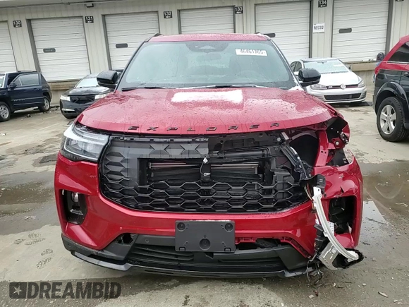2025 Ford Explorer ST-Line with VIN 1FMUK8KH5SGA70631, listed as a Copart auction lot 46461765 with 2,129 mi miles and Salvage Title. Bid and sale history available at carsss.com. Image 11.