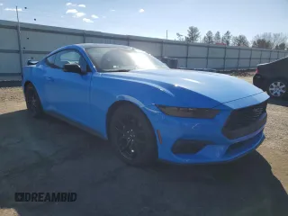 2024 Ford Mustang EcoBoost with VIN 1FA6P8TH3R5135243, listed as a Copart auction lot 48331635 with 9,660 mi miles and Salvage Title. Bid and sale history available at carsss.com. Image 4.