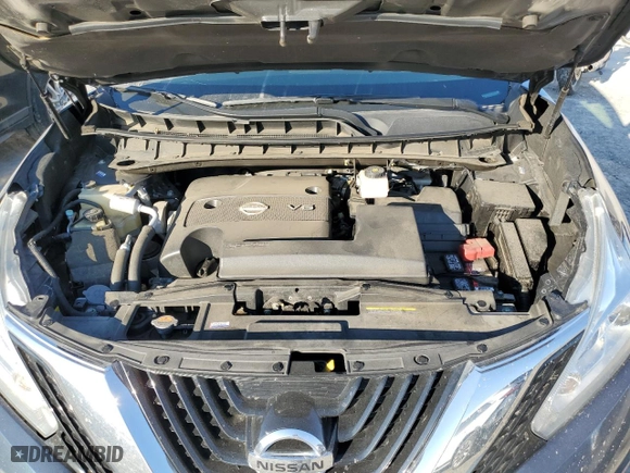 2017 Nissan Murano SL with VIN 5N1AZ2MH3HN107544, listed as a Copart auction lot 77431444 with 59,054 mi miles and Salvage Title. Bid and sale history available at carsss.com. Image 14.