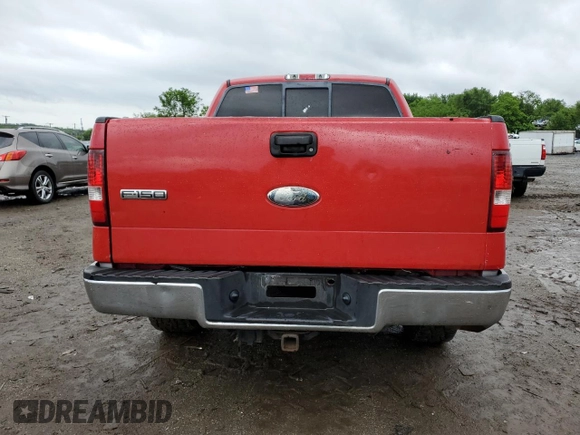 2006 Ford F-150 XLT with VIN 1FTPW12536FB24054, listed as a Copart auction lot 57057025 with 251,187 mi miles and Salvage title. Bid and sale history available at DreamBid. Image 6.