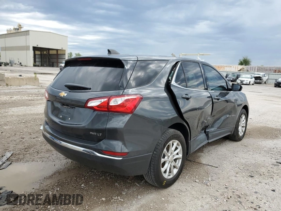2019 Chevrolet Equinox LT with VIN 2GNAXUEV6K6246743, listed as a Copart auction lot 54349115 with 129,595 mi miles and Salvage Title. Bid and sale history available at DreamBid. Image 3.
