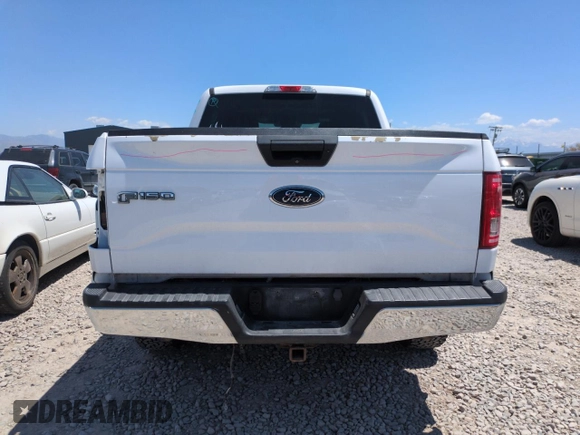 2017 Ford F-150 XL with VIN 1FTEW1EF9HKE54092, listed as a Copart auction lot 58506845 with 103,248 mi miles and Salvage title. Bid and sale history available at DreamBid. Image 6.