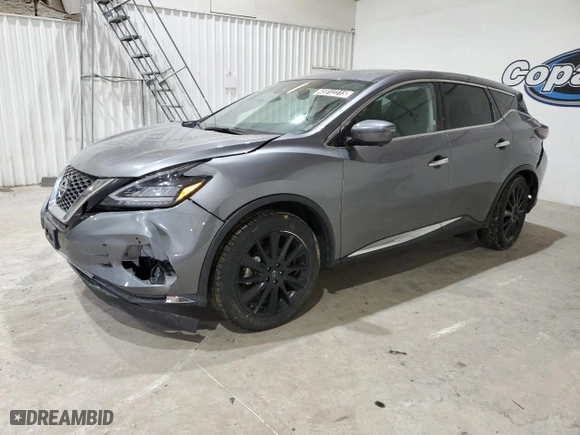 2023 Nissan Murano SL with VIN 5N1AZ2CS8PC131166, listed as a Copart auction lot 45912315 with 41,104 mi miles and Non Repairable. Bid and sale history available at carsss.com. Image 1.