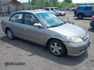 2004 Honda Civic EX with VIN 2HGES26784H540439, listed as a IAAI auction lot 42529349 with 202,236 mi miles and . Bid and sale history available at DreamBid. Image 1.