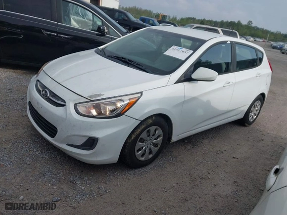 2017 Hyundai Accent SE with VIN KMHCT5AE7HU306222, listed as a IAAI auction lot 41927657 with 114,116 mi miles. Bid and sale history available at carsss.com. Image 2.