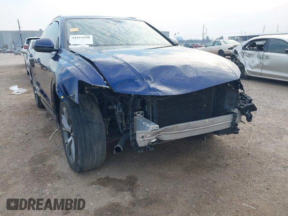2021 Audi Q8 Premium Plus z VIN WA1EVAF17MD007971, wystawiony jako IAAI lot #41511948 z przebiegiem 60 025 mil mil oraz . Historia ofert i sprzedaży dostępna na DreamBid. Obrazek 6.