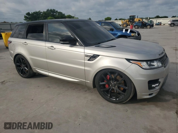 2015 Land Rover Range Rover Sport Autobiography with VIN SALWV2TF8FA604222, listed as a Copart auction lot 53517185 with Not provided miles and Salvage title. Bid and sale history available at DreamBid. Image 4.