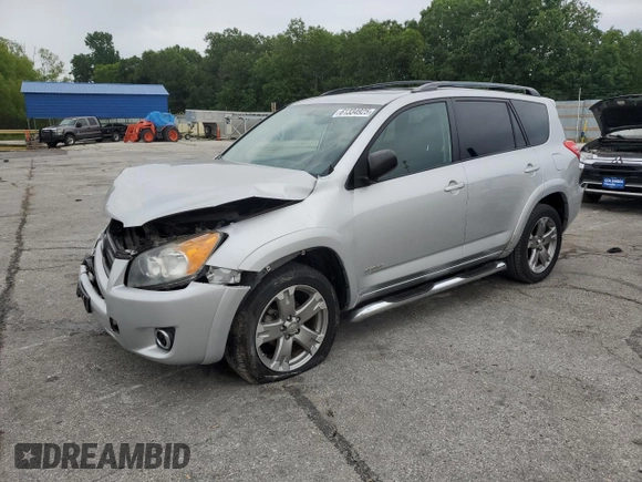 2010 Toyota RAV4 Sport with VIN 2T3WF4DV8AW023979, listed as a Copart auction lot 61334925 with 201,520 mi miles and Salvage title. Bid and sale history available at DreamBid. Image 1.