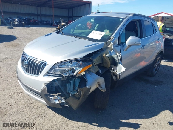 2014 Buick Encore Convenience with VIN KL4CJBSB0EB688138, listed as a IAAI auction lot 41701851 with 61,109 mi miles. Bid and sale history available at carsss.com. Image 17.