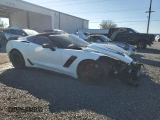2017 Chevrolet Corvette Z06 2LZ with VIN 1G1YS2D62H5600243, listed as a Copart auction lot 81422994 with 8,786 mi miles and Non Repairable. Bid and sale history available at carsss.com. Image 4.