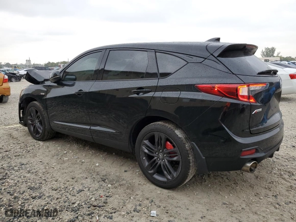 2019 Acura RDX w/A-Spec Pkg with VIN 5J8TC1H61KL009831, listed as a Copart auction lot 89263855 with 76,524 mi miles and Non Repairable. Bid and sale history available at carsss.com. Image 2.