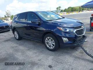 2020 Chevrolet Equinox LT with VIN 3GNAXJEV5LS592266, listed as a IAAI auction lot 41924328 with 61,574 mi miles and . Bid and sale history available at DreamBid. Image 1.