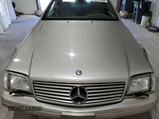 1999 Mercedes-Benz SL-Class with VIN WDBFA68F9XF172312, listed as a Copart auction lot 61248884 with 104,331 mi miles and Salvage Title. Bid and sale history available at carsss.com. Image 11.
