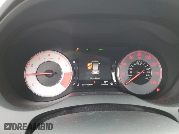 2020 Acura RDX w/A-Spec Pkg with VIN 5J8TC2H66LL033825, listed as a Copart auction lot 50232085 with 36,482 mi miles and Salvage title. Bid and sale history available at DreamBid. Image 9.