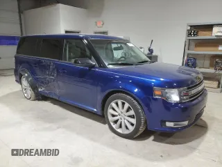 2013 Ford Flex SEL with VIN 2FMHK6C83DBD21774, listed as a Copart auction lot 45515415 with 111,186 mi miles and Salvage Title. Bid and sale history available at carsss.com. Image 4.