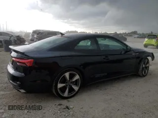 2020 Audi A5 Premium Plus z VIN WAUTNAF55LA003821, wystawiony jako Copart lot #60146443 z przebiegiem 8 100 mil mil oraz . Historia ofert i sprzedaży dostępna na DreamBid. Obrazek 3.
