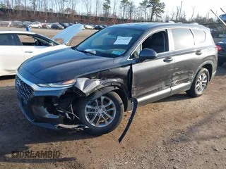 2020 Hyundai Santa Fe Essential with VIN 5NMS2CAD0LH299726, listed as a IAAI auction lot 41752451 with 49,135 mi miles. Bid and sale history available at carsss.com. Image 18.