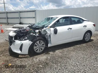 2025 Nissan Sentra S с VIN 3N1AB8BV1SY275880, выставлен на аукционе Copart как лот 62841345 с пробегом Не указан миль и На запчасти • Non repairable. История ставок и продаж доступна на DreamBid. Изображение 1.