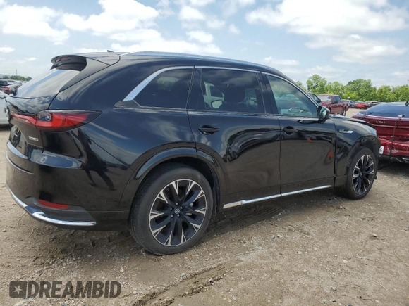 2024 Mazda CX-90 S z VIN JM3KK1HC4R1125797, wystawiony jako Copart lot #54612455 z przebiegiem 10 123 mil mil oraz Szkoda całkowita • Salvage title. Historia ofert i sprzedaży dostępna na DreamBid. Obrazek 3.
