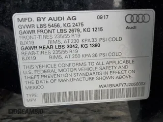 2018 Audi Q5 Premium Plus with VIN WA1BNAFY7J2056093, listed as a Copart auction lot 69822892 with 66,752 mi miles. Bid and sale history available at carsss.com. Image 14.