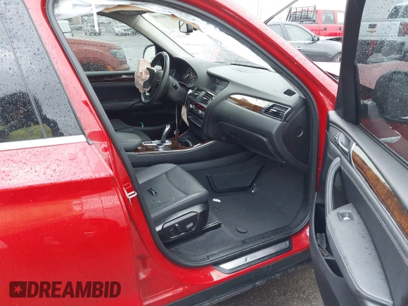 2015 BMW X3 xDrive28i with VIN 5UXWX9C53F0D53537, listed as a IAAI auction lot 41958100 with 165,866 mi miles. Bid and sale history available at carsss.com. Image 5.