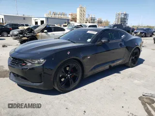 2019 Chevrolet Camaro 1LT with VIN 1G1FB1RS7K0123076, listed as a Copart auction lot 50085065 with 49,984 mi miles and Salvage Title. Bid and sale history available at carsss.com. Image 1.