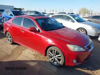 2008 Lexus IS 250 with VIN JTHBK262085069372, listed as a IAAI auction lot 41450713 with 169,128 mi miles. Bid and sale history available at carsss.com. Image 1.