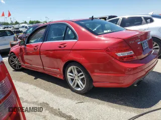 2012 Mercedes-Benz C 250 Sport with VIN WDDGF4HB8CA730561, listed as a Copart auction lot 62416174 with 167,186 mi miles and Non Repairable. Bid and sale history available at DreamBid. Image 2.