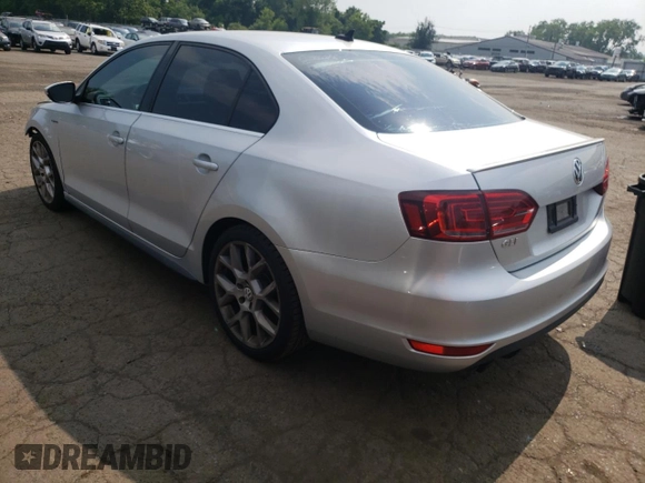 2014 Volkswagen Jetta GLI Autobahn with VIN 3VW5T7AJ3EM335493, listed as a Copart auction lot 58985565 with 178,150 mi miles and Salvage title. Bid and sale history available at DreamBid. Image 2.