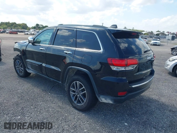 2020 Jeep Grand Cherokee Limited with VIN 1C4RJEBGXLC160983, listed as a IAAI auction lot 39837351 with 42,162 mi miles. Bid and sale history available at carsss.com. Image 3.