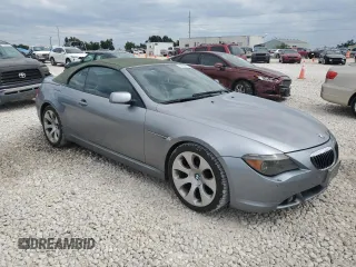 2004 BMW 6 Series 645Ci with VIN WBAEK73434B321139, listed as a Copart auction lot 70976914 with 122,418 mi miles and Clean Title. Bid and sale history available at carsss.com. Image 4.