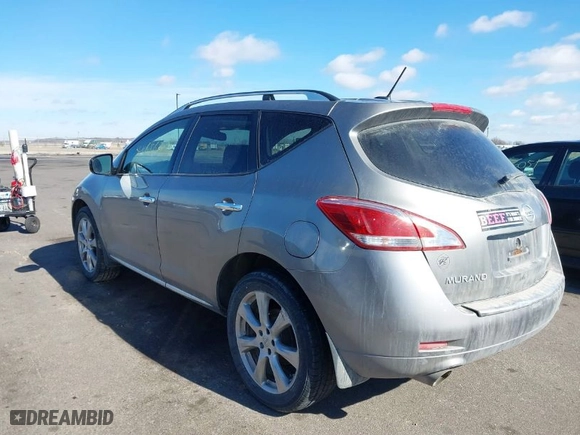 2012 Nissan Murano S with VIN JN8AZ1MW0CW235115, listed as a IAAI auction lot 41656202 with 154,992 mi miles. Bid and sale history available at carsss.com. Image 3.
