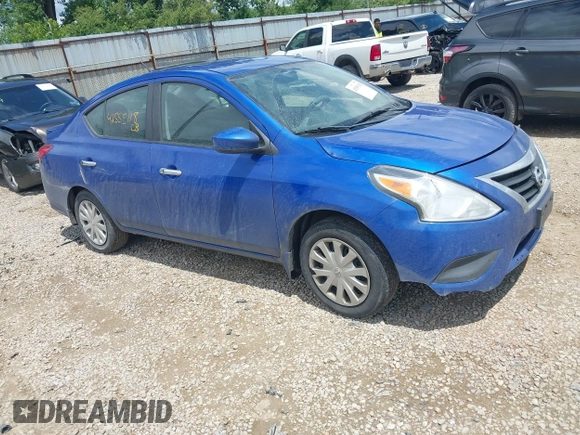 2017 Nissan Versa SV with VIN 3N1CN7AP7HL831743, listed as a IAAI auction lot 42555118 with 174,704 mi miles and . Bid and sale history available at DreamBid. Image 1.