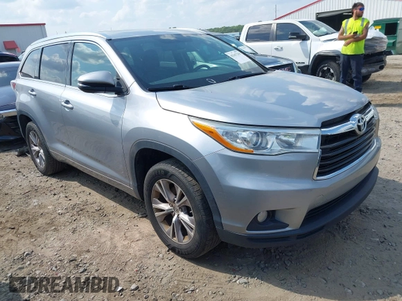 2014 Toyota Highlander XLE z VIN 5TDKKRFH1ES036742, wystawiony jako IAAI lot #42167218 z przebiegiem 165 837 mil mil oraz . Historia ofert i sprzedaży dostępna na DreamBid. Obrazek 1.
