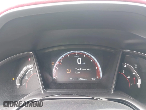 2020 Honda Civic Si z VIN 2HGFC1E59LH707630, wystawiony jako IAAI lot #41764310 z przebiegiem 116 714 mil mil oraz . Historia ofert i sprzedaży dostępna na DreamBid. Obrazek 7.