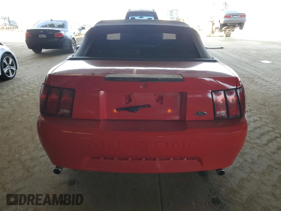 2004 Ford Mustang Deluxe with VIN 1FAFP44614F205380, listed as a Copart auction lot 48731725 with 125,616 mi miles and Salvage Title. Bid and sale history available at carsss.com. Image 6.