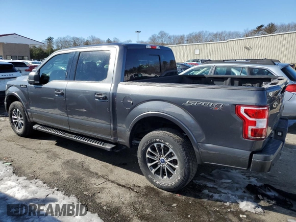 2018 Ford F-150 XL with VIN 1FTEW1EP8JFE28185, listed as a Copart auction lot 44695425 with 127,678 mi miles and Salvage Title. Bid and sale history available at carsss.com. Image 2.