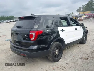 2017 Ford Police Interceptor Utility with VIN 1FM5K8AR9HGE01119, listed as a IAAI auction lot 42266621 with Not provided miles and . Bid and sale history available at DreamBid. Image 4.