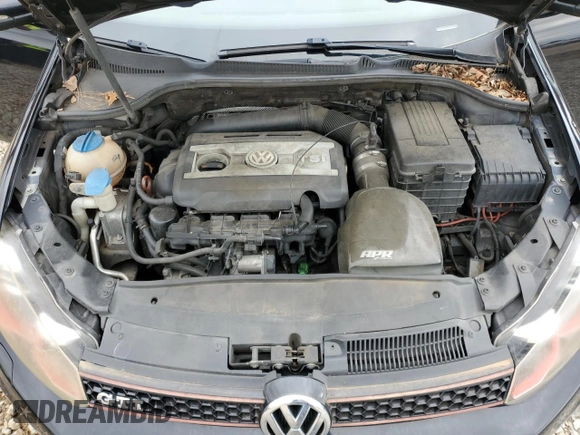 2012 Volkswagen Golf GTI with VIN WVWGV7AJ3CW296519, listed as a Copart auction lot 61368815 with 150,122 mi miles and Salvage title. Bid and sale history available at DreamBid. Image 11.