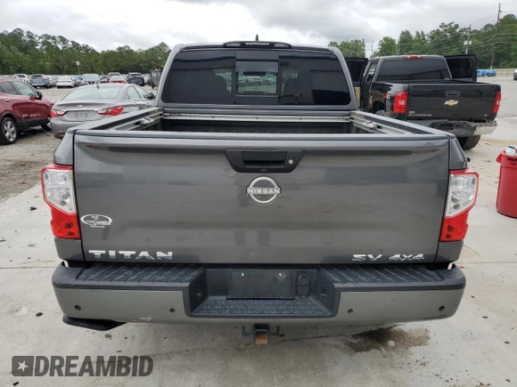 2024 Nissan Titan Pro-4X with VIN 1N6AA1ED3RN102361, listed as a Copart auction lot 59293745 with 16,538 mi miles and Salvage title. Bid and sale history available at DreamBid. Image 6.