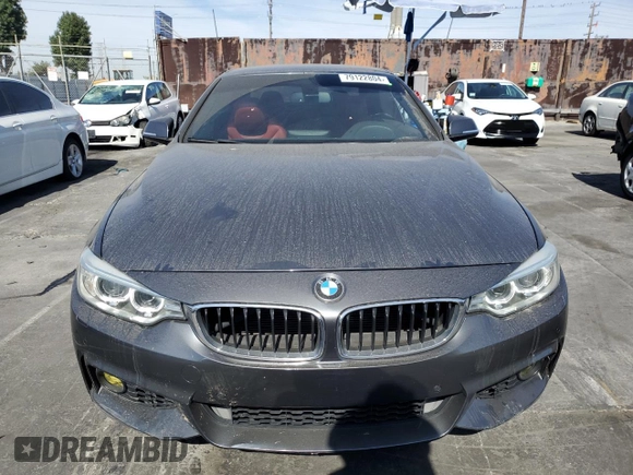 2014 BMW 4 Series 428i with VIN WBA3V7C55EP770804, listed as a Copart auction lot 79122804 with 98,890 mi miles and Salvage Title. Bid and sale history available at DreamBid. Image 5.
